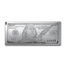 4 oz Silver $100 Bill